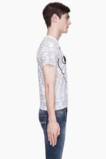 Comme Des Garçons Play  White Speech Bubble Print T shirt for men