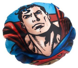 Superman Flying High Micro Bead Round Decorative Pillow