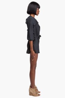 Juicy Couture Washed Silk Romper for women