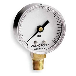 Ashcroft 25W 1005PH 02L VAC/30 Compound Gauge, 2 1/2 In, 30 In Hg 30 Psi