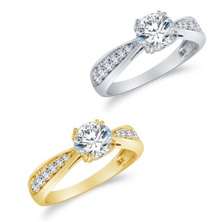 Round Cubic Zirconia Engagement style Ring Today $339.99