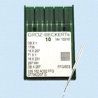GROZ BECKERT Gb 16x231 ~ Nm 100/16 (Pack of 10 Needles