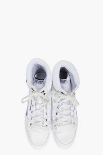 G Star White High Core Sneakers for men