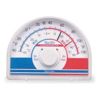 Taylor 5422 Analog Thermometer,  40 to 120 Degree F
