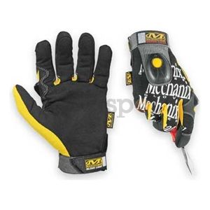 Mechanix Wear GL5 05 010 Mechanics Gloves, Black/Yellow/Gray, L, PR