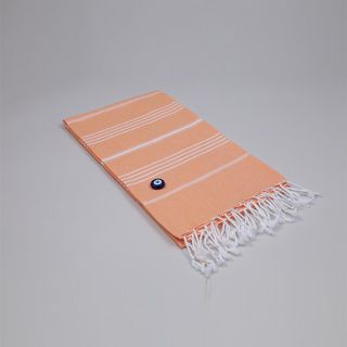 Authentic Fouta Melon Orange Turkish Cotton Towel