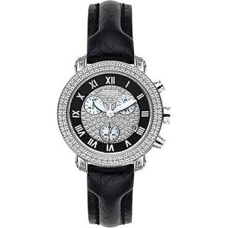 passion black leather strap diamond watch today $ 340 00