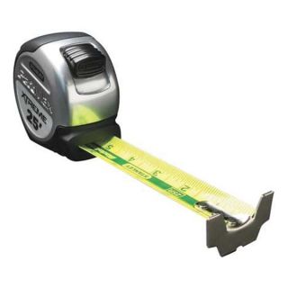 Stanley 33 890 Measuring Tape, 25 Ft, Chrome/Blk, Forward