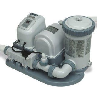 NEW INTEX Pool 2000 GPH Saltwater System & Filter Pump