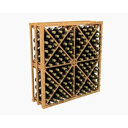 WholeCellar Stackable 144 bottle Diamond Cube Wine Rack