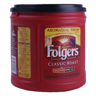 Folgers 2550000367 Coffee Can, Regular, 33.9 oz.