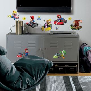 RoomMates Nintendo Mario Kart Peel and Stick Wall Decals Today $16.49