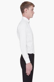 Lanvin White Basic Oxford Shirt for men