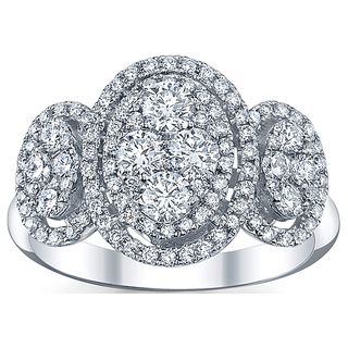 18k White Gold 1 1/4ct TDW Diamond Engagement Ring (G H, SI1 SI2