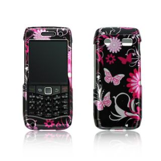 BlackBerry Pearl 9100 Pink Butterfly Protector Case