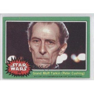 Grand Moff Tarkin (Trading Card) 1977 Star Wars #229 