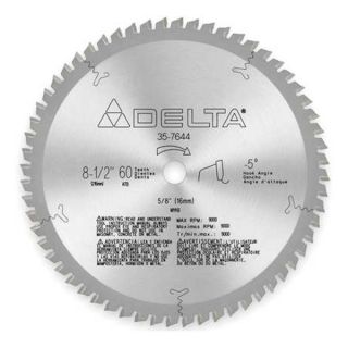 Delta 35 7644 Crclr Saw Bld, Crbde, 8 1/2 In, 60 Teeth