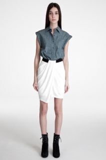Alexander Wang Denim Oxford Shirtdress for women