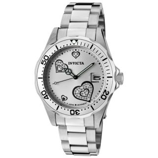 Invicta Womens Pro Diver Stainless Steel Watch