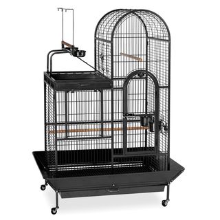 Prevue Pet Products Wrought iron Black Double roof Play top Bird Cage