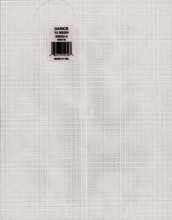 Plastic Canvas 10 Count White 10 1/2 x 13 1/2 (12 pack