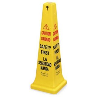 Rubbermaid FG627687YEL Cone, Safety, 36 In