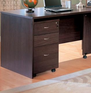 Carie Contemporary File Cabinet with Casters
