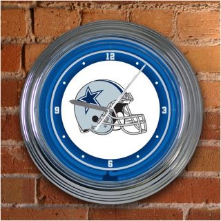 Dallas Cowboys 15 inch Neon Clock