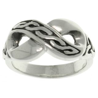 Carolina Glamour Collection Sterling Silver Celtic Infinity Ring