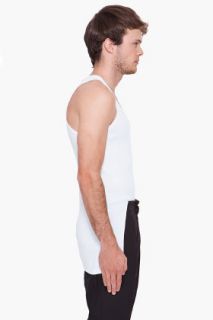 Givenchy White Cutout Tank Top for men