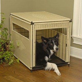 Pet Residence in Natural Wicker Size Large