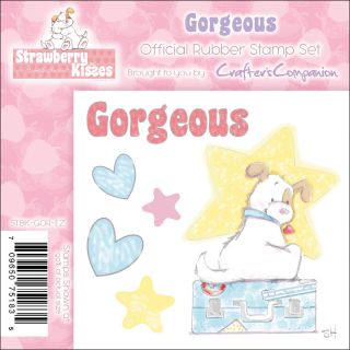Crafters Companion Strawberry Kisses Gorgeous EZMount Cling Stamp