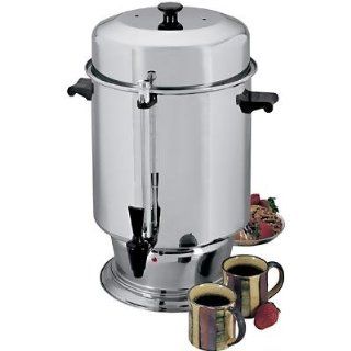 55 Cup Coffee Urn Percolator   Stainless Steel   120 Volts