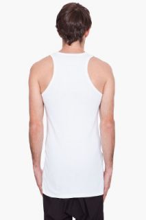 Givenchy White Cutout Tank Top for men