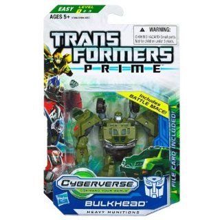 Transformers Cyberverse Action Figure with DVD   Bulkhead