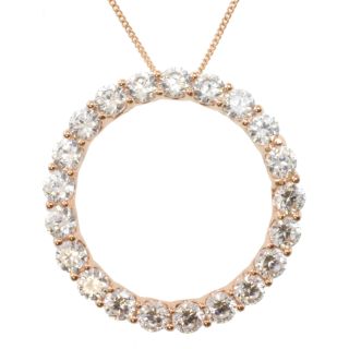 Michael Valitutti Signity 14k Rose Gold Cubic Zirconia Necklace Today
