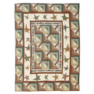 Patch Magic Woodland Star and Geese King Quilt