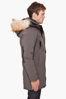 Cmfr Coyote Fur Trim Gormley Coat for men