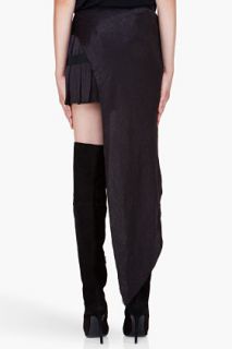 Kimberly Ovitz Black Layered Payton Skirt for women