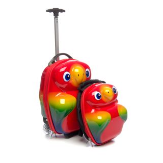 Trendykid Popo Parrot 2 Piece Kids Luggage Set Today $79.99