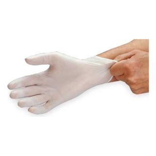 Ansell 34 715 Disposable Gloves, PVC, S, Clear, PK100