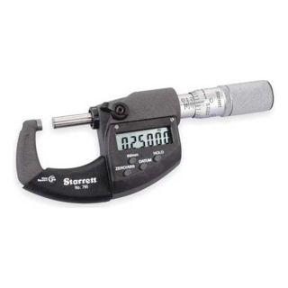 Starrett 795XFL 1 Electronic Micrometer, 1 In, Friction