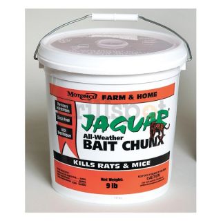 Jaguar 31410 Rodent Bait, Pail, 9 Lb.