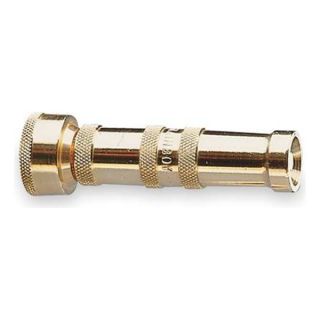 Westward 1HLV6 Water Nozzle, Twist, Brass, 3 5/8 In L