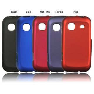 Luxmo Solid Rubber Coated Case for Samsung Trender/ M380