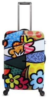 Romero Britto Luggage 22 inches Spinner Case (Flowers