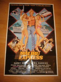 Malibu Express Original Movie Poster 1985