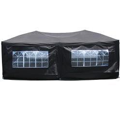 DeNovo Black 10x20 foot Quick Setup Canopy Tent