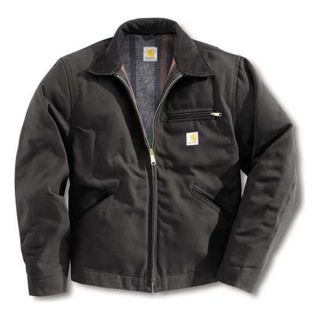 Carhartt J01 BLK REG 44 Jacket, 44 In, Black