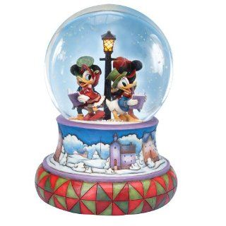 Jim Shore Disney Traditions Mickey Caroling Waterglobe
